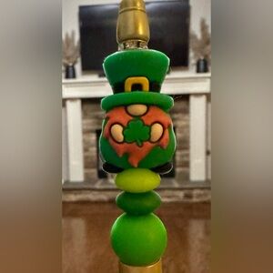 Leprechaun St. Patrick’s Day Lucky Irish Handcrafted Unique Beaded Pen Gift